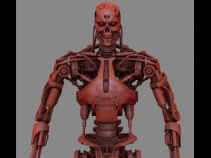 T-800 Terminator High Detal 3D Print Model