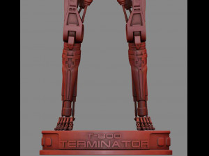 T-800 Terminator High Detal Modelo de Impressão 3D