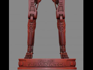 T-800 Terminator High Detal 3D Print Model