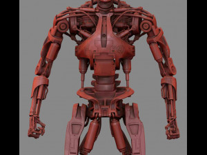 T-800 Terminator High Detal Modelo de Impressão 3D