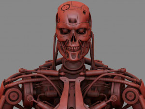 T-800 Terminator High Detal Modelo de Impressão 3D