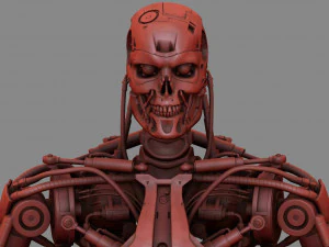 T-800 Terminator High Detal 3D Print Model