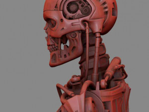 T-800 Terminator High Detal Modelo de Impressão 3D