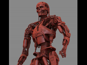 T-800 Terminator High Detal Modelo de Impressão 3D