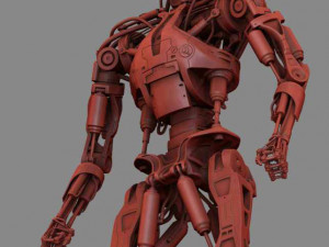 T-800 Terminator High Detal Modelo de Impressão 3D