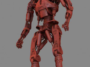 T-800 Terminator High Detal Modelo de Impressão 3D