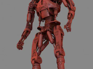 T-800 Terminator High Detal 3D Print Model