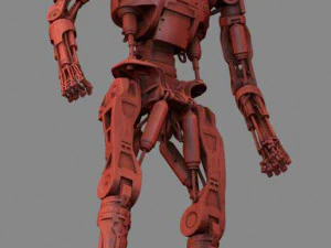 T-800 Terminator High Detal 3D Print Model