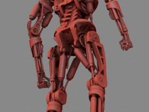 T-800 Terminator High Detal 3D Print Model