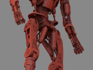 T-800 Terminator High Detal Modelo de Impressão 3D