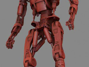 T-800 Terminator High Detal 3D Print Model
