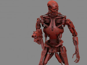 Terminator T-800 Endoskeleton Rekvizit T2 V2 3D Принт Модель