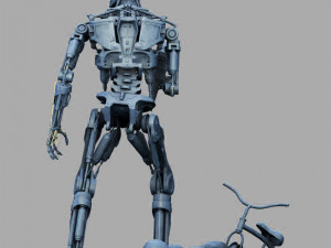 Terminator T-800 Endoskeleton Rekvizit T2 V2 3D Принт Модель