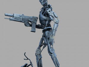 Terminator T-800 Endoskeleton Rekvizit T2 V2 3D Принт Модель