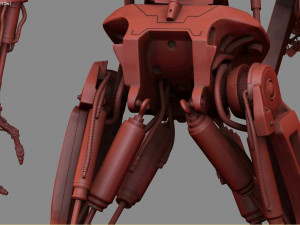 Terminator T-800 Endoskeleton Rekvizit T2 V2 High Detal 3D-printmodel