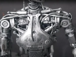 Terminator T-800 Endoskeleton Rekvizit T2 V2 High Detal 3D Print Model