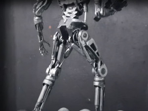 Terminator T-800 Endoskeleton Rekvizit T2 V2 High Detal 3D-printmodel