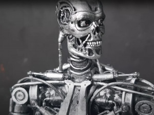 Terminator T-800 Endoskeleton Rekvizit T2 V2 High Detal 3D-printmodel