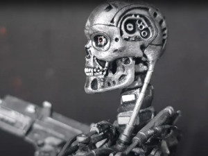 Terminator T-800 Endoskeleton Rekvizit T2 V2 High Detal 3D-printmodel