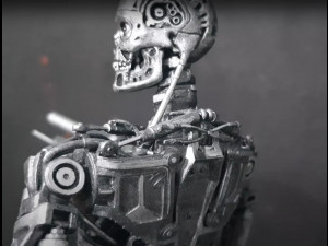 Terminator T-800 Endoskeleton Rekvizit T2 V2 High Detal 3D-printmodel