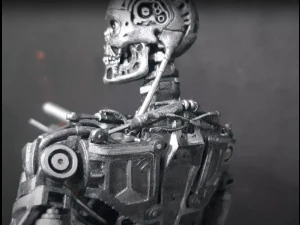 Terminator T-800 Endoskeleton Rekvizit T2 V2 High Detal 3D Print Model