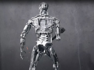 Terminator T-800 Endoskeleton Rekvizit T2 V2 High Detal 3D-printmodel