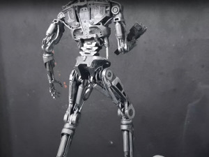Terminator T-800 Endoskeleton Rekvizit T2 V2 High Detal 3D-printmodel