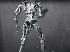 Terminator T-800 Endoskeleton Rekvizit T2 V2 High Detal 3D Print Model