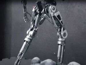 Terminator T-800 Endoskeleton Rekvizit T2 V2 High Detal 3D-printmodel