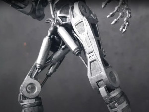 Terminator T-800 Endoskeleton Rekvizit T2 V2 High Detal 3D-printmodel