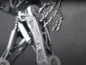 Terminator T-800 Endoskeleton Rekvizit T2 V2 High Detal 3D Print Model