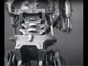 Terminator T-800 Endoskeleton Rekvizit T2 V2 High Detal 3D-printmodel