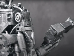 Terminator T-800 Endoskeleton Rekvizit T2 V2 High Detal 3D Print Model