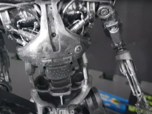 Terminator T-800 Endoskeleton Rekvizit T2 V2 High Detal 3D-printmodel