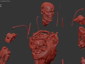 T-800 T2 TERMINATOR Modelo de Impressão 3D