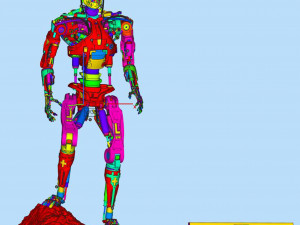 T-800 T2 TERMINATOR High Detal 3D Принт Модель