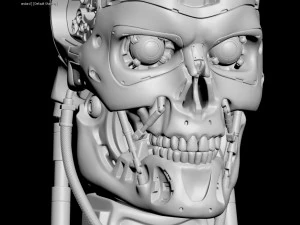 T-800 Skull Terminator 2 Judgment Day V2 Replica 3D Print Model