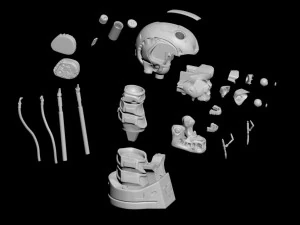 T-800 Skull Terminator 2 Judgment Day V2 Replica 3D Print Model