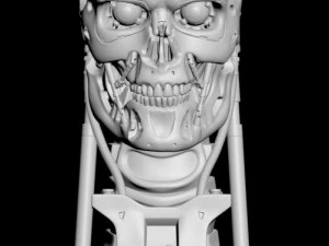 T-800 Skull Terminator 2 Judgment Day V2 Replica 3D Print Model