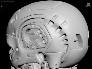 T-800 Skull Terminator 2 Judgment Day V2 Replica 3D Print Model