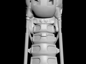 T-800 Skull Terminator 2 Judgment Day V2 Replica 3D Print Model