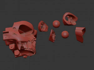T-800 Skull Terminator 2 Judgment Day V2 Replica 3D Print Model
