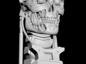 T-800 Skull Terminator 2 Judgment Day V2 Replica 3D Print Model