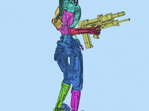 T-800 Terminator 2 Judgment Day V2 High Detal 3D Print Model