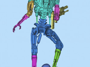 T-800 Terminator 2 Judgment Day V2 High Detal 3D Print Model