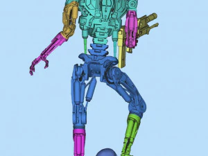 T-800 Terminator 2 Judgment Day V2 High Detal 3D Print Model