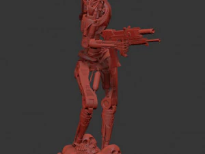 T-800 Terminator 2 Judgment Day V2 High Detal 3D Print Model