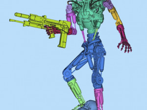 T-800 Terminator 2 Judgment Day V2 3D Print Model