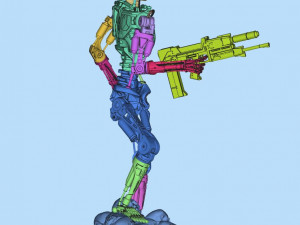 T-800 Terminator 2 Judgment Day V2 3D Print Model