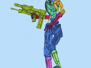 T-800 Terminator 2 Judgment Day V2 3D Print Model